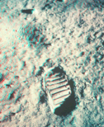 Empreinte de Neil Armstrong sur la Lune, Apollo 11, 1969